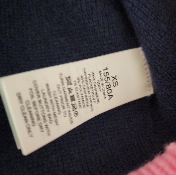Kate Spade Colorblock Cashmere Cardigan - Picture 5 of 6